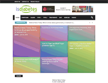 Tablet Screenshot of isdiabetes.com